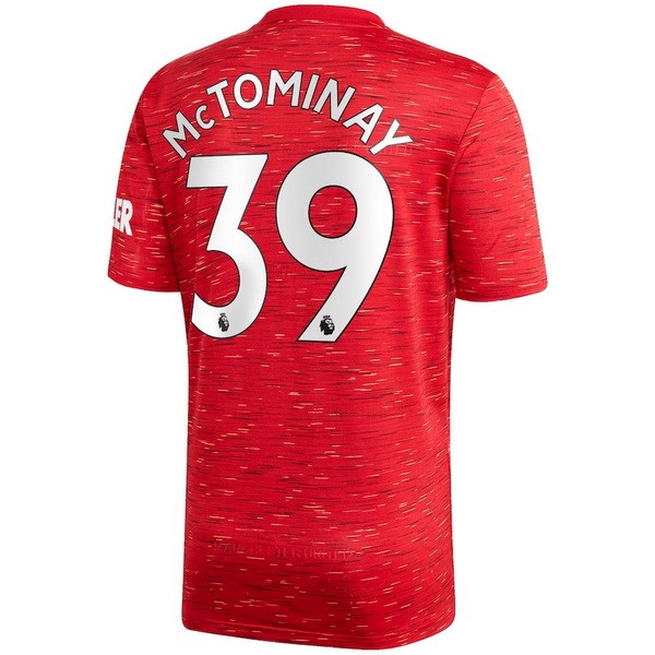Camiseta Manchester United NO.39 McTominay Primera Equipación 2020-2021 Rojo